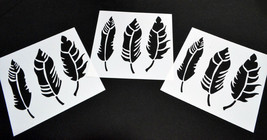 10 Pack! Vinyl Airbrush Stencils Bird Feathers 10 Mil Spray paint RC ste... - $5.99