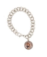 Justice for Cecil Silver tone Link Charm Bracelet [Jewelry] - $38.03 CAD