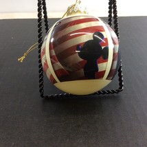 Disney Ornament 4th of July An American Tradition Mickey Donald Duck Goofy 3" - $89.05