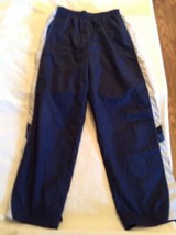 Reebok pants Size Youth medium sweatpants basketball warm up athletic blue boys - £7.08 GBP
