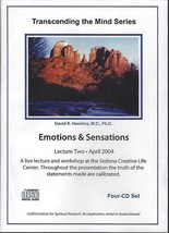 Emotions &amp; Sensations spiritual lectures by David R. Hawkins MD 2004 ~ 4... - £38.68 GBP