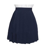 Women`s School Uniform High Waist Pleated Skirts(4XL waist 90cm/35inch, ... - £18.98 GBP
