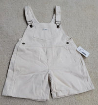 Vintage 90s Baby Guess Jeans Toddler White Overalls Size 2Y - $24.00