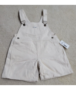 Vintage 90s Baby Guess Jeans Toddler White Overalls Size 2Y - £18.91 GBP