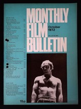 BFI Monthly Film Bulletin Magazine October 1972 mbox1358 - No.465 The Heist - £5.01 GBP