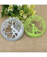 Round Flower Fairy Metal Cutting Dies Stencil Scrapbooking Photo Album Card - $10.76