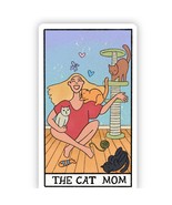 &quot;The Cat Mom&quot; Tarot Card Vinyl Sticker - €3,42 EUR