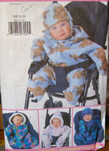 Pattern 5643 (Used) Fleece Baby Bunting or Footed Suit NB-M - £5.58 GBP