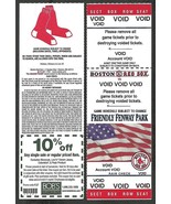 2002 Boston Red Sox Voided Ticket - £1.55 GBP