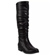 Baretraps Women Riding Boots Yulissa2 US 5M Black Microfiber Wide Calf - $29.70