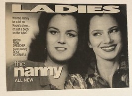 The Nanny TV Guide Print Ad Fran Drescher Rosie O’Donnell TPA7 - £4.63 GBP