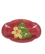 Laurie Gates Christmas Gingerbread Treat Oval Vegetable Bowl Platter 13 ... - $544.56 MXN