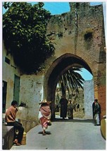 Africa Postcard Morocco Tanger Typical Arch Kasbah - $3.42