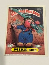 Garbage Pail Kids vtg Sticker Card 1987 Topps Series 9 Mike Dike 347b fish dam - £14.16 GBP