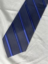 Haines &amp; Bonner Of London Tie Blue Stripes All Silk Hand Made - $10.00
