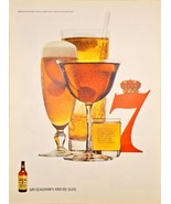 SAY SEAGRAM&#39;S WHISKEY AND BE SAFE - 1964 Vintage Print Ad - €12,83 EUR