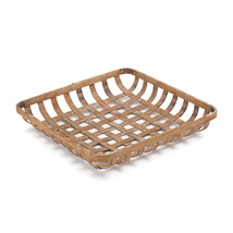 Set of Two Brown Square Bamboo Vanity Tray - $76.72