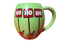 Peanuts Woodstock 2016 Ceramic Christmas Coffee Tea Mug Snoopy Santa Green - £9.49 GBP