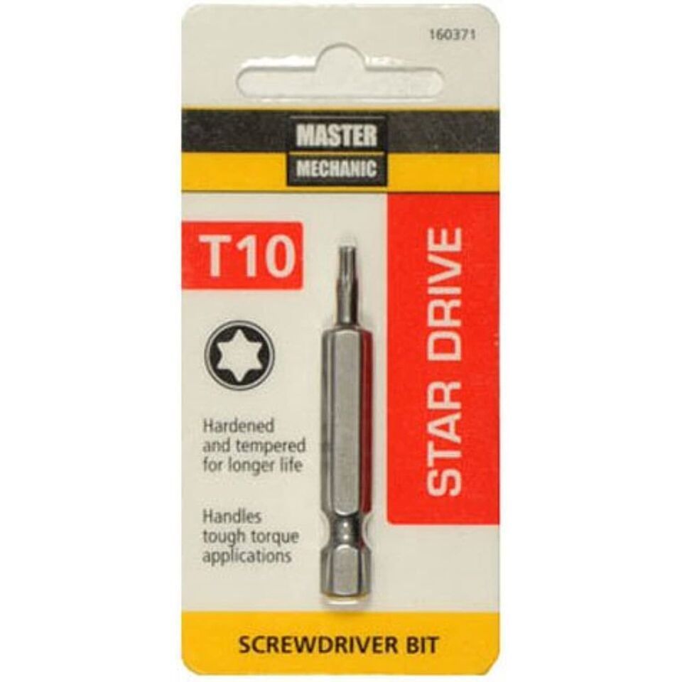 Master Mechanic 160371 2 -Inch, TX10, Torx Power Bit - $16.42