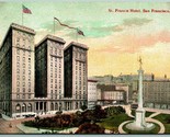 St Francis Hotel San Francisco California CA UNP Unused DB Postcard J3 - $6.88