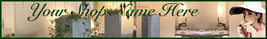 Boutique Shop Green custom web banner G&amp;S - £5.61 GBP