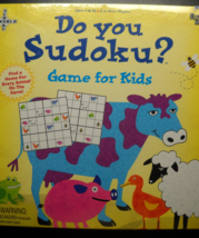 University Games 2006 Do You Sudoku Game Farm Animals Instead Of Numbers... - $12.99