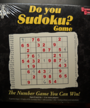 University Games 2005 Do You Sudoku? Game Solo or Team Play Factory Seal... - £15.70 GBP