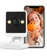 Indoor Camera, 1080P HD Pet Camera with Phone App, 2.4Ghz WiFi Camera fo... - $24.74