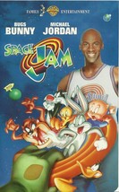 Space Jam VHS Bugs Bunny Michael Jordan Bill Murray Warner Brothers  - £1.60 GBP