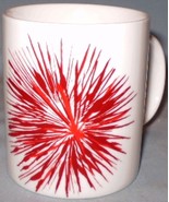 Starbucks Red Starburst Flower Mug 2014 - £7.96 GBP
