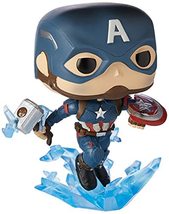 Funko Pop! Marvel: Avengers Endgame - Captain America with Broken Shield &amp; Mjoin - £15.62 GBP