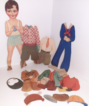 Antique 1930’s Little Orphan Annie Mickey Paper Dolls Set Not Complete - £23.23 GBP