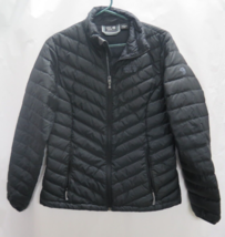 Mountain Hardwear Jacket Womens Sz M Black Micro Ratio Down Puffer 650 Fill Zip - £63.48 GBP