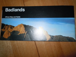 Badlands Official Map And Guide South Dakota Brochure - £4.79 GBP