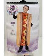 Funworld Child Photoreal Hot Dog Halloween Costume Tunic~Standard One Size - £15.72 GBP