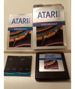 Super Breakout Atari 5200 game 1982w/BOX, Manual, 2 overlays UNTESTED or... - $160.61 MXN