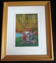 Framed Ltd Ed Serigraph Littorio Del Signore The Huddle - £224.18 GBP