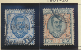 Italy Stamps Scott #76//90, Used, 14 Different, Short Set - £7.60 GBP
