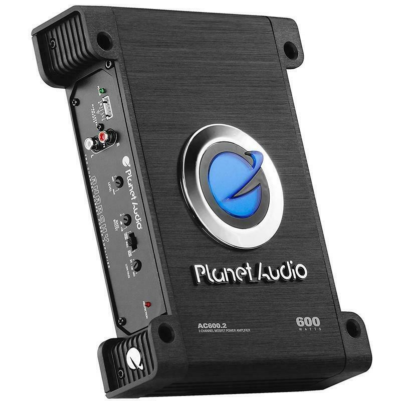 Planet Audio Ac600.2 Anarchy 600W 2-Channel Full Range Class Ab Car Amplifier - $159.99