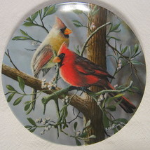 The Cardinal Collector Plate Kevin Daniel Knowle Birds of Your Garden 4357J 1984 - £19.92 GBP