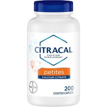 Citracal Petites Calcium Citrate With Vitamin D3, Caplets, 200 Count..+ - £20.56 GBP
