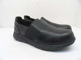 DAKOTA Women&#39;s Oxford Slip-On Steel Toe Safety Work Shoes 3107 Black 10M - £28.01 GBP
