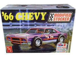 Skill 2 Model Kit 1966 Chevrolet Impala Modified Stocker 1/25 Scale Model by AMT - $53.34