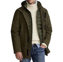 Polo Ralph Lauren 3 In 1 System Field Jacket Mens Olive Green Hooded Zip... - £196.61 GBP