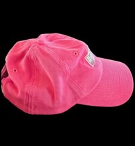 Tanglewood Manor Pink Cotton Polo Hat Ahead Supply Co Hook &amp; Loop Closure - £15.53 GBP