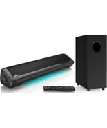 Sound Bars for TV with Subwoofer, 2.1 Deep Bass Small Soundbar Monitor S... - £136.09 GBP