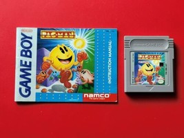 Game Boy Pac-Man with Manual Nintendo GB Original Atari Arcade Classic Authentic - £14.67 GBP