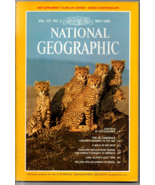 National Geographic May 1980 Cheetahs Thailand Long Island Vol. 157 No. 5 - £15.55 GBP