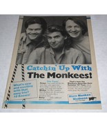 The Monkees 16 Magazine Photo Article Clipping Vintage November 1987 - £8.96 GBP