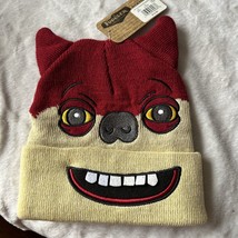 Fuggler Red Squirrel Monster Winter Knit Beanie Hat For Men and Women Or Kids - £15.20 GBP
